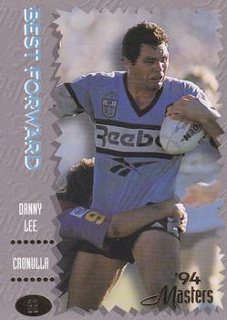 1994 Dynamic NSW Rugby League '94 Masters #22 Danny Lee Front